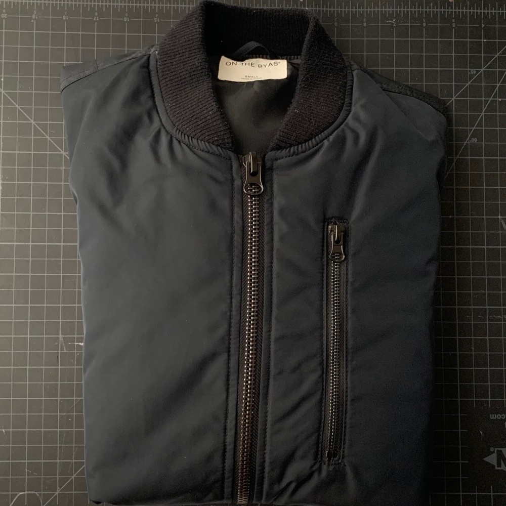 On The Byas Black Bomber Jacket
